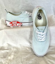 Vans Off The Wall Size 5.5 Turquoise Canvas Unisex Sneakers