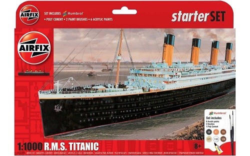 Airfix A55314 - 1/1000 Large Starter Set - RMS Titanic - New