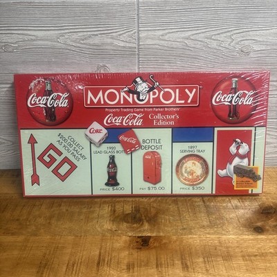 Coca-Cola Monopoly Collectors Edition Board Game Vintage 1999 Coke