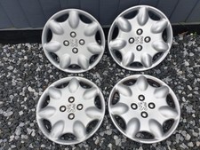 Peugeot 106 13" Wheel Trims Hub Caps x4 Set of 4 Genuine