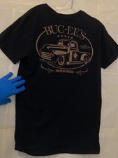 BUC-EE S AMERICAN ORIGINAL Unisex T Shirt; MEDIUM; Black; PreOwned V Good