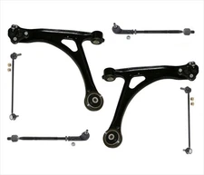Front Lower Arms Tie Rods Links For Audi TT & TT Quattro 1999 2000 2001 2006