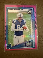 2025 Panini Donruss TYLER WARREN Rookie Optic Preview Pink Prizm #337 COLTS
