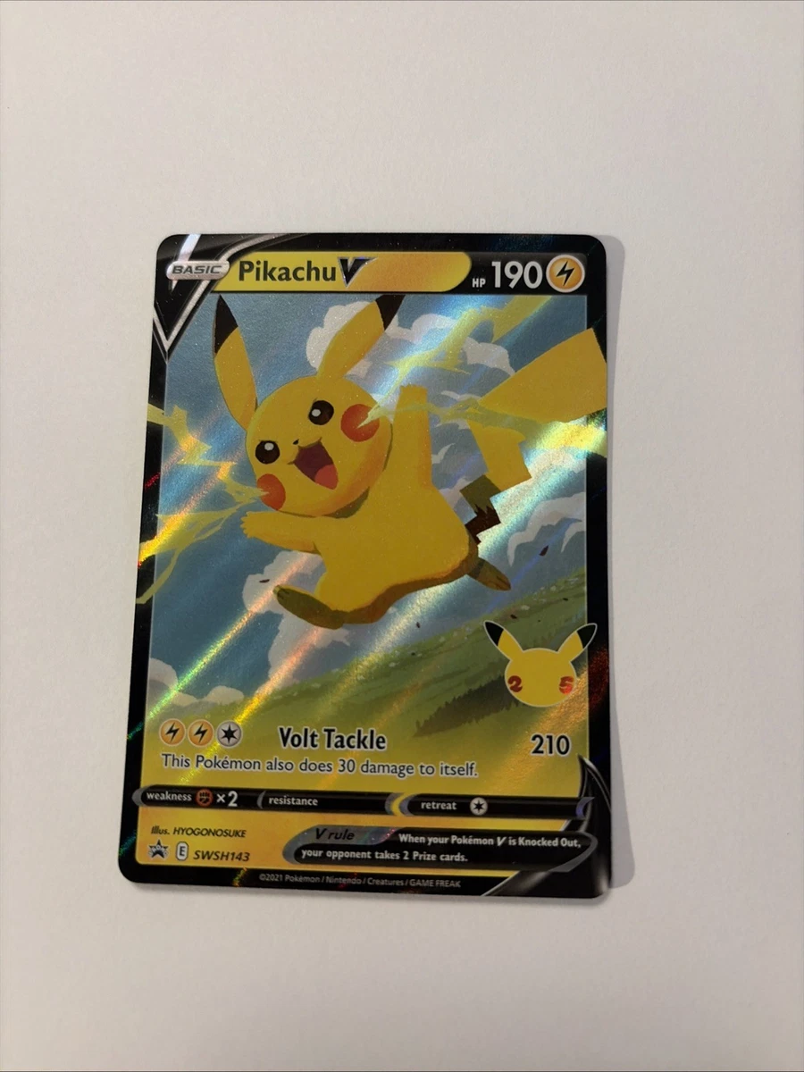 Pikachu V SWSH143 SWSH: Sword & Shield Promo Cards for sale | eBay