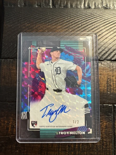 Troy Melton 2026 Topps Finest Nebula Rookie Auto 1/2 Tigers SSP 🔥