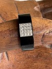 Vintage Black Stainless Steel & Cz  Men’s Ring Sz 11 — photo 2