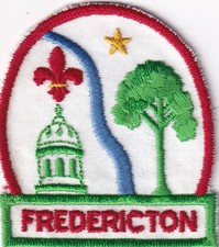 Boy Scout Badge ++Ext FREDERICTON  ASC CANADA