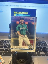 Brandon Brennan 2019 Topps Update #US11 RC Seattle Mariners