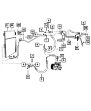 Genuine Mopar Slim Line Seal 68086126AA