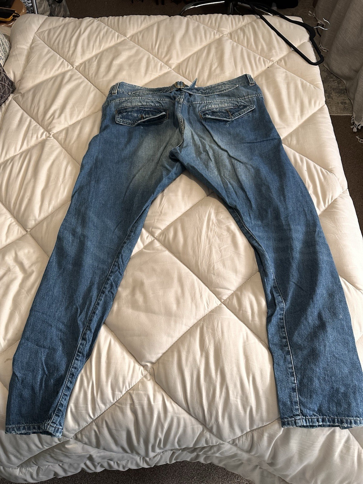 Vintage AllSaints Twisted Slim Fit Jeans – Rare Size 32 image 5