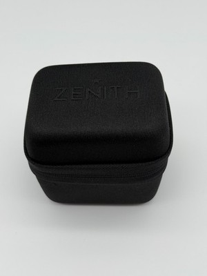 Zenith Original Travelbox Uhrenbox Reiseetui Stoff Schwarz - TOP