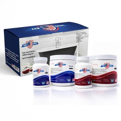 Bathtub Refinishing Kit Bright White Gloss 1 Pack Standard Bathtub Porcelain