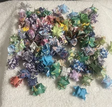 Origami Folded Paper Collection various colors, patterns & shapes