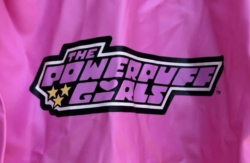 Powerpuff Girls Rain Jacket Coat Child Size 1999 M 5/6 Cartoon Network Vintage - Image 2 of 4