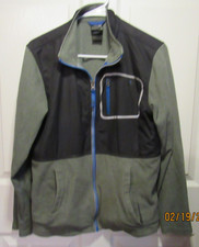 Kids Boys Youth The North Face 1/4 Zip Pullover XL 18/20 Polyester Grey Black