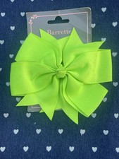 Hair Accessories Lot Neon Hair Bow Vintage Flower Plastic Barrettes Lot of 51