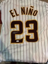 Fernando Tatis Jr. Signed Padres El Nino Jersey JSA TT97715