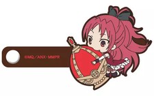 Key chain/mascot Kyoko Sakura "Puella Magi Madoka Magica the Movie Rubber Bag