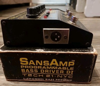 Tech 21 SansAmp Programmable Bass Driver DI Analog Preamp for Bass