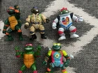 TMNT Teenage Mutant Ninja Turtles Vintage 1988-1994 Lot 5 Ninja Turtles