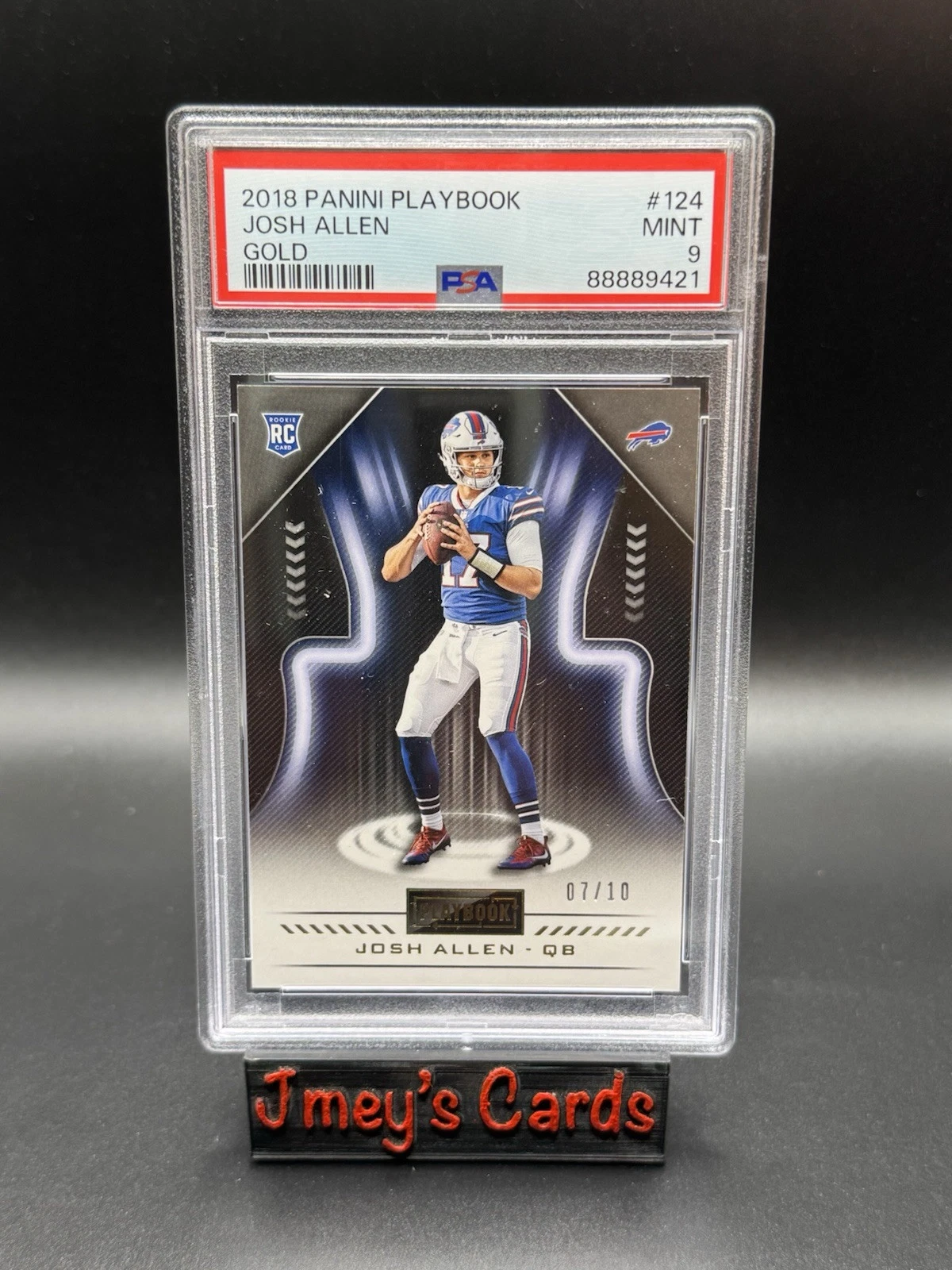 Josh Allen Panini Playbook #124 Gold