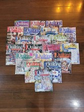 20 McCall's Quilting Magazines Lot, Quilt Patterns, Various Publication Dates