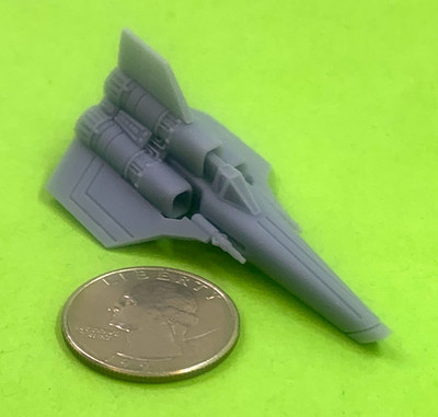 Mega Size Colonial Space Superiority Fighter Wargame Miniature