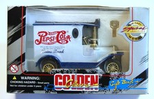 1996 Pepsi Cola Golden Classic Die Cast Metal Car Special Edition Coin Bank
