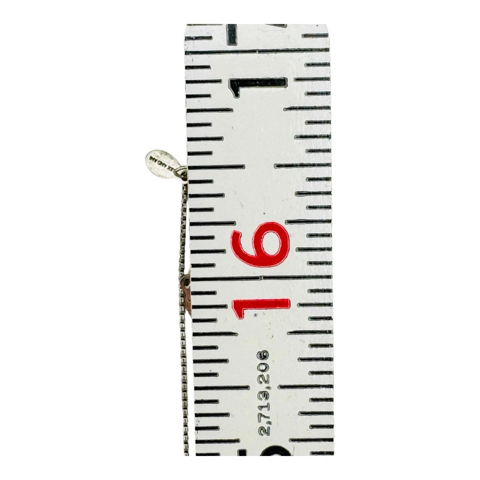 Cadena de cuentas ajustable de plata de ley 925 Alex & Ani con clip en dije de cristal Foto 4 de 4