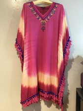 Long Beach Maxi Caftan One Size Kaftan Evening Wear, Robe,MuuMuu-Viscose-Choice