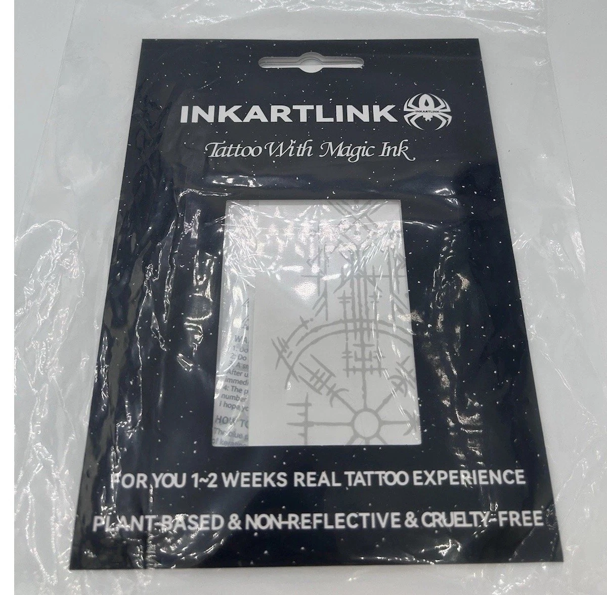 INKARTLINK Temporary Tattoos, Semi Permanent Ancient Symbol Tattoos - product detail image 3