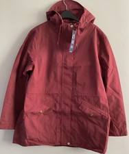 Image of Joules Portwell Ladies Port Waterproof Raincoat With Hood Size 16 - BNWT Rrp £89