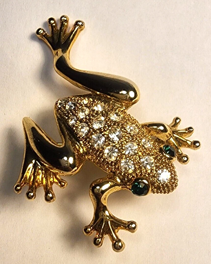 Frog brooch best sale