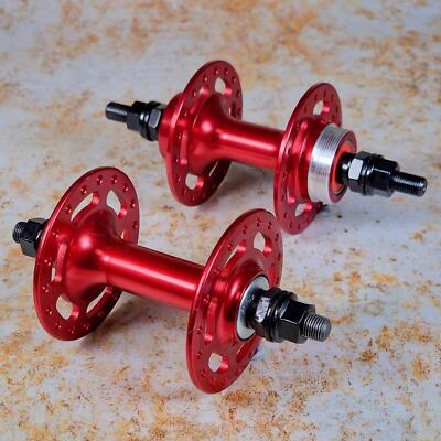 パーツ NOS SUNTOUR LARGE HUB FRONT 36H RED Suntour BMX Front Hub Red High Flange 36h 94 mm Red Old