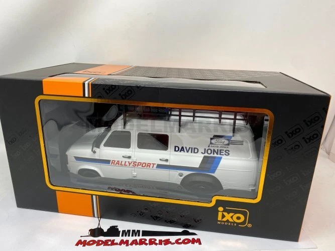 IXO-MODELS 18RMC033XE IXO-MODELS - FORD ENGLAND - TRANSIT MKII VAN TEAM DAVID JO - Immagine 2 di 2
