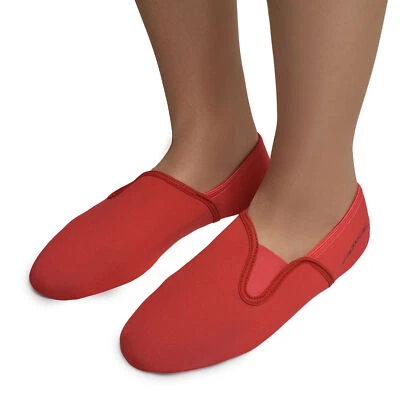 Neoprenschuhe Gymnastikschuhe mit Gummisohle rot neu Lappade