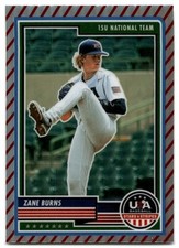 2023 USA BASEBALL STARS & STRIPES STRIPES ZANE BURNS USA #23