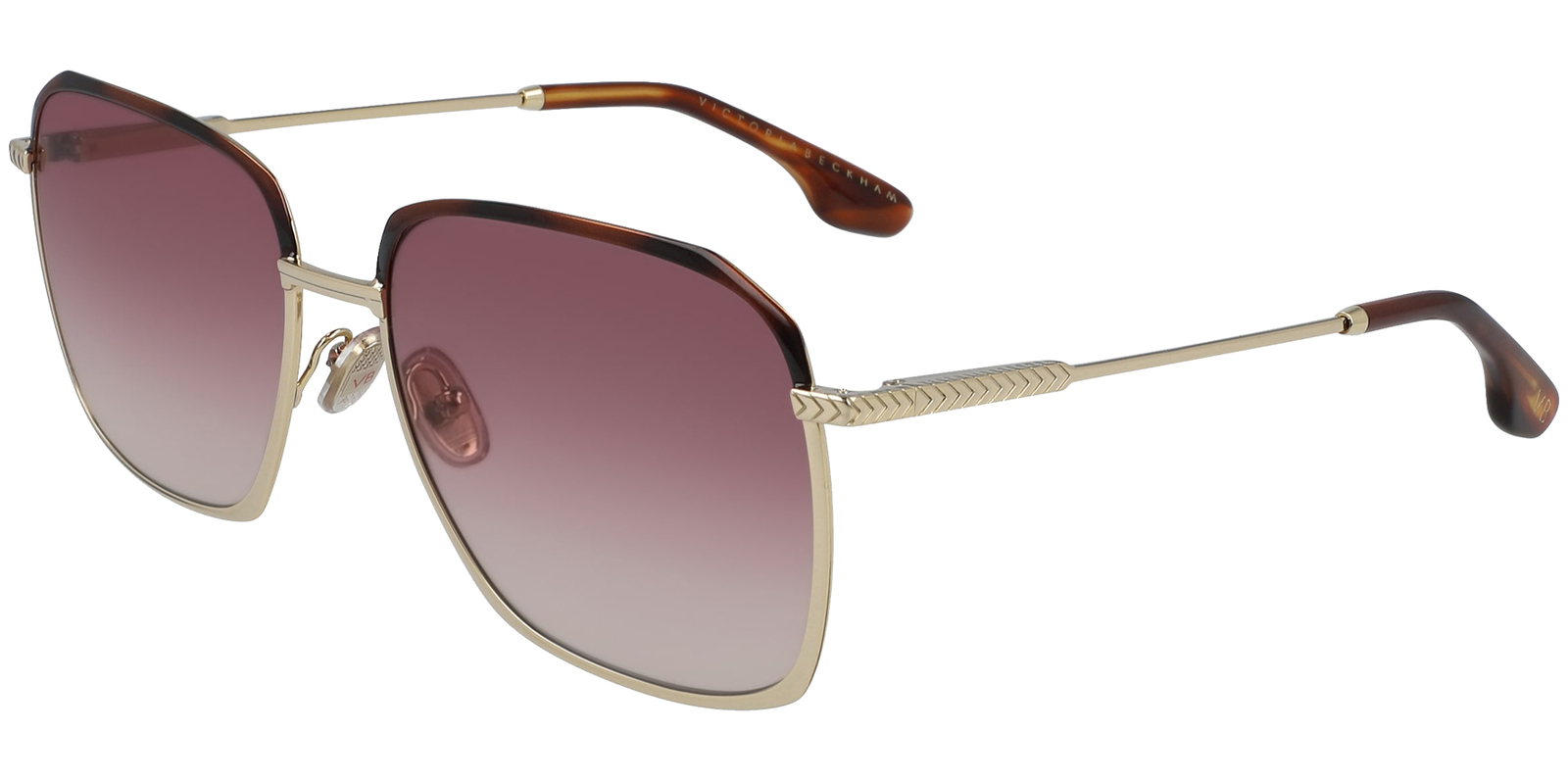 Женские квадратные солнцезащитные очки-авиаторы Victoria Beckham V-Star - VB207S - Италия 10690₽