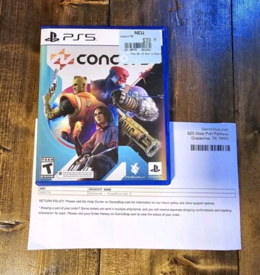 Concord - Sony PlayStation 5 PS5 - Brand New (Not Sealed) Physical