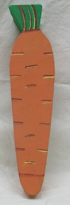 Carrot Easter Gift Box (2pc, 11-1/2'' long) Candy, Keepsake Removable Lid, Top EX