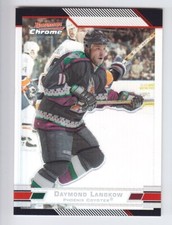 2003-04 TOPPS BOWMAN CHROME DAYMOND LANGKOW /300 REFRACTOR PARALLEL #33 Coyotes