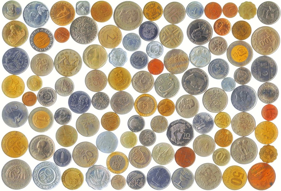 500 Unique Coins | 100 World Countries Empires Nations | Currency ...