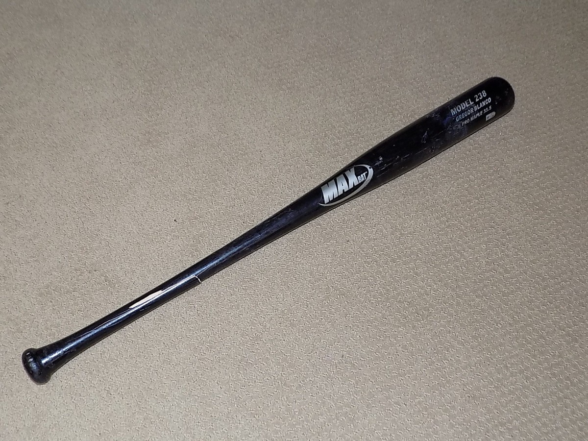 Gregor Blanco Maple Max Game Used Bat Atlanta Braves Giants MLB | eBay