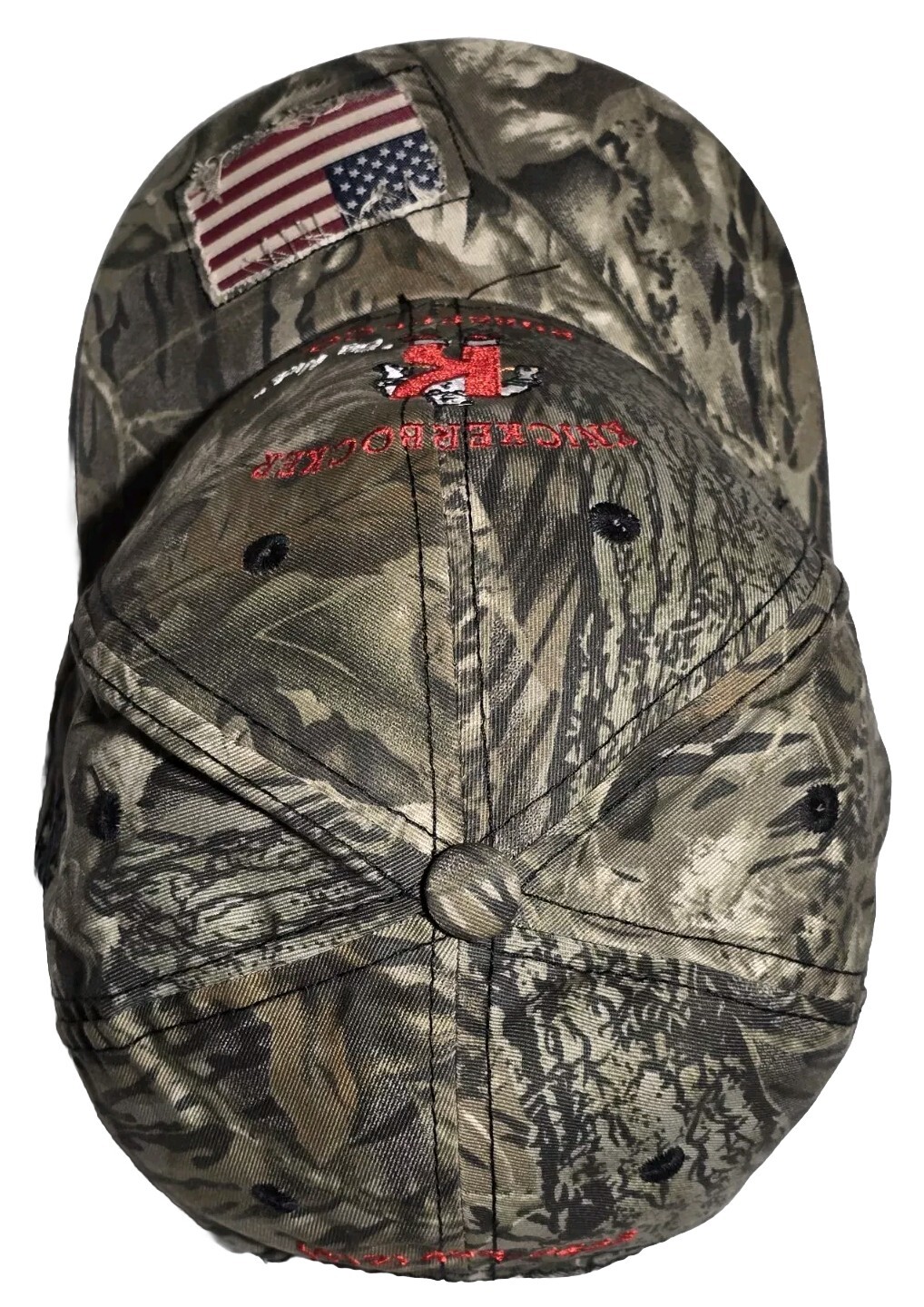 Knickerbocker Strapback Camo Baseball Hat, Americ… - image 5