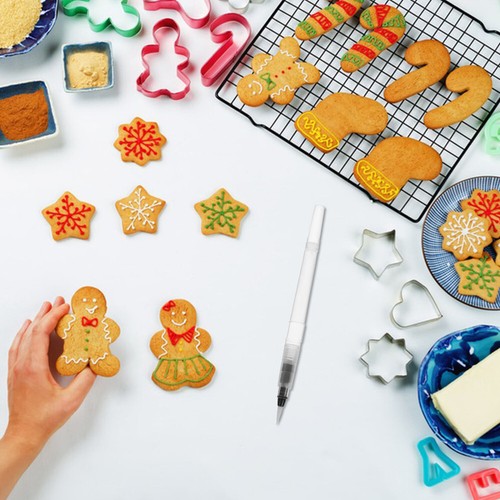 Cake Cookie Coloring Pen Frosting Decoration Tool Line Drawing Pen Edible Pen - Picture 9 of 12