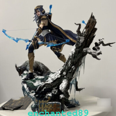 JIMEI Palace LOL Ashe Resin Model Painted In Stock Statue H33cm Collection
