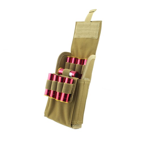 Táctico 25 rondas 12GA Shot Shot Carcasa Bolsa Munición Cartucho Almacenamiento Mag Bolsa - Imagen 10 de 13