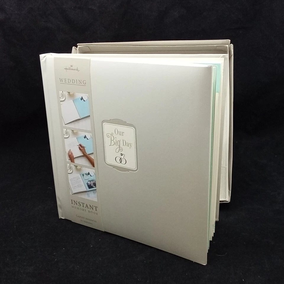 Álbum de memoria instantánea Hallmark Our Big Day 12x12 boda señor señora foto regalo Foto 3 de 4