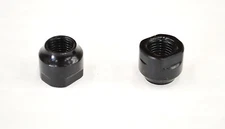 NEW 2 x Thread Washer QR Front Axle Hub Cone Nut Bicycle   9mm