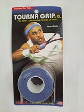 New TOURNA GRIP XL 3 GRIPS ON ROLL Original Dry Feel For Extra Long Handles 